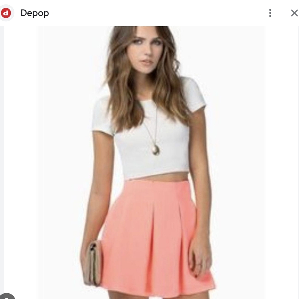 Zara Coral‎ Mini Skirt